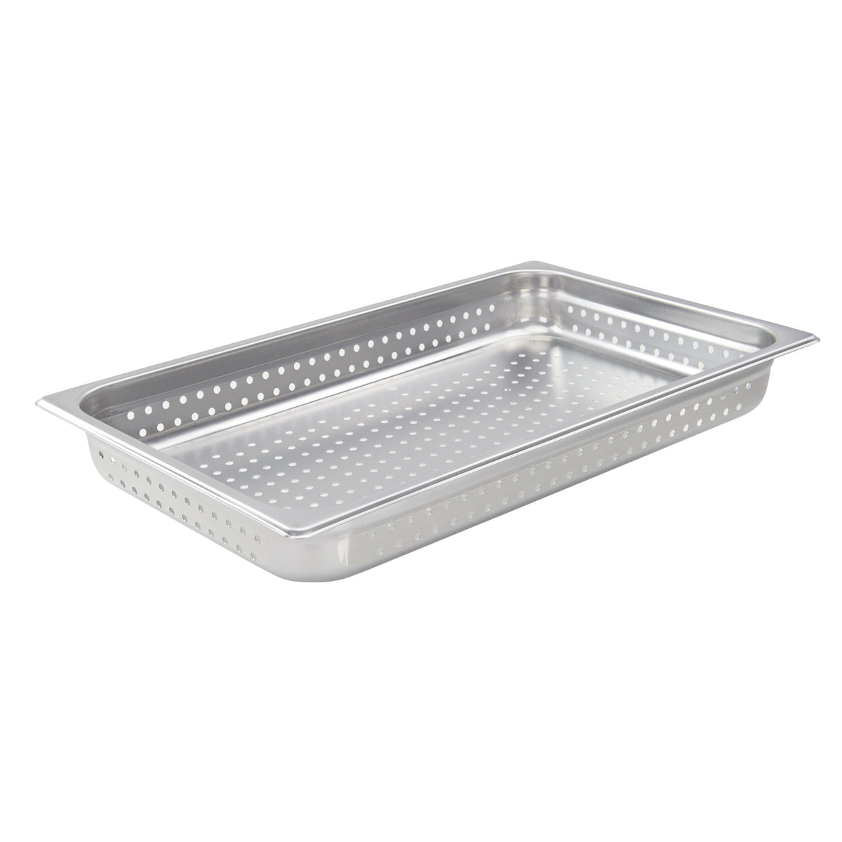 Picture of Winco SPJH-102PF Perforated Steam Pan, 22 Gauge Stainless Steel, Full Size - 2.5 in.