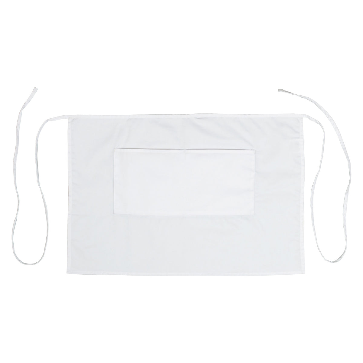 Picture of Winco WA-2819W Bistro Half Length Apron - White - 28 x 19 in.
