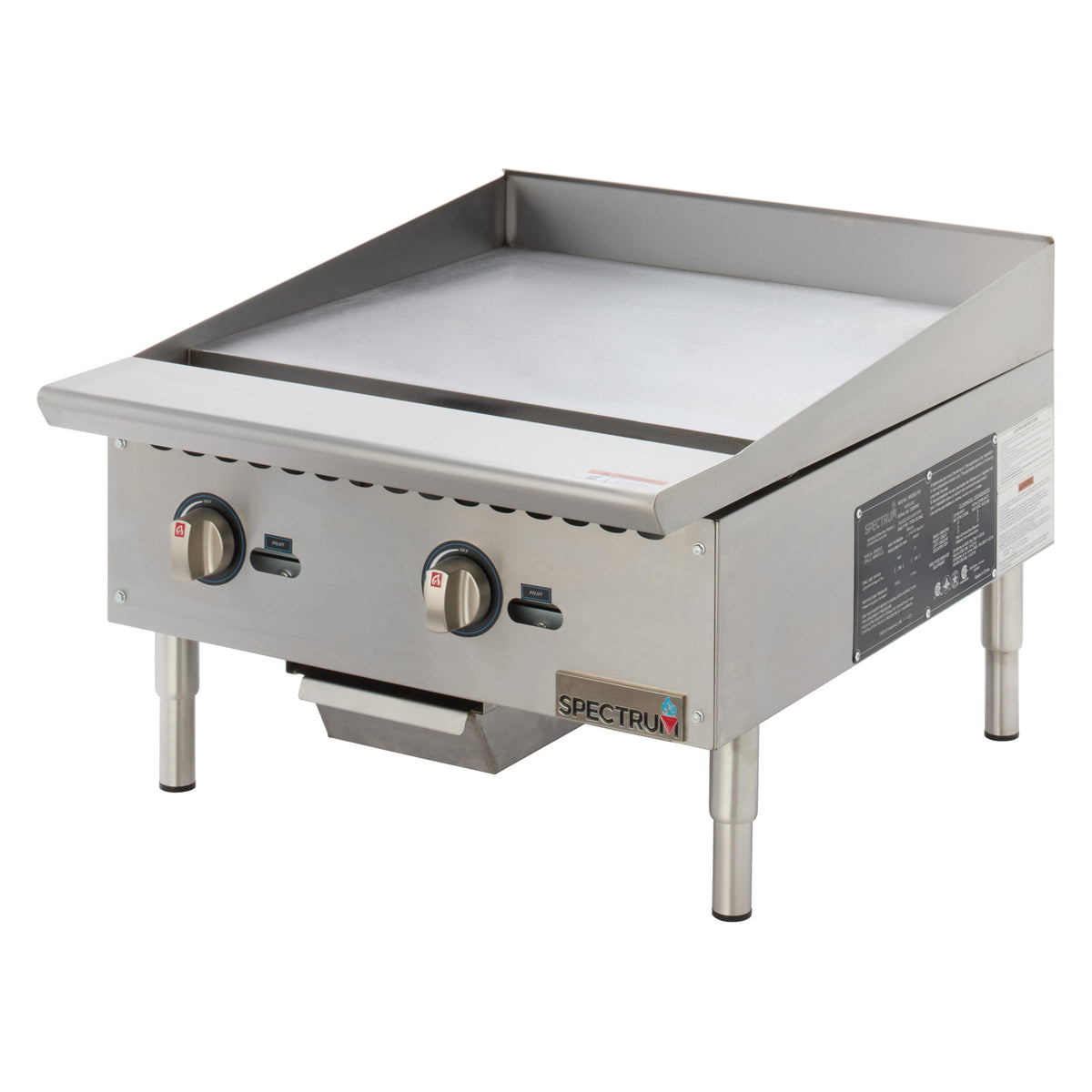 Picture of Winco NGGD-24M Spectrum Gas Griddle, 24 in. Wide, Natural Gas
