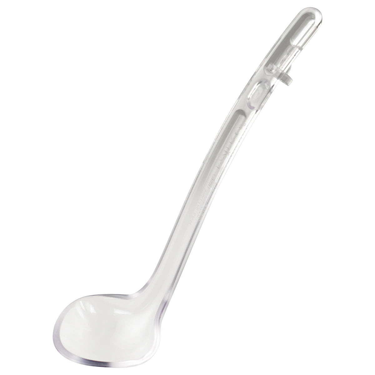 Picture of Winco CVLD-8C Curv Dual Spout Ladle - Clear, 8.5 in. - 0.75 oz