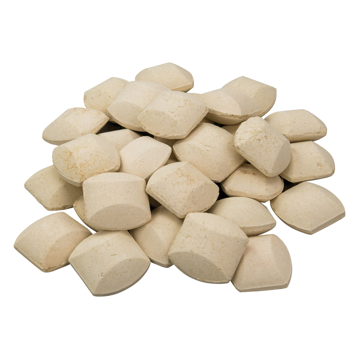 Picture of Winco NGCB-P7 Replacement Briquette Rocks - 24 Piece