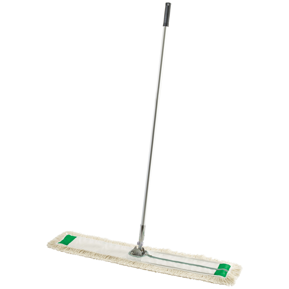 Picture of Winco DM-36 Dust Mop Sets - Mop Head with Frame & Handle, White - 36 x 5 in. - 60 in. Handle