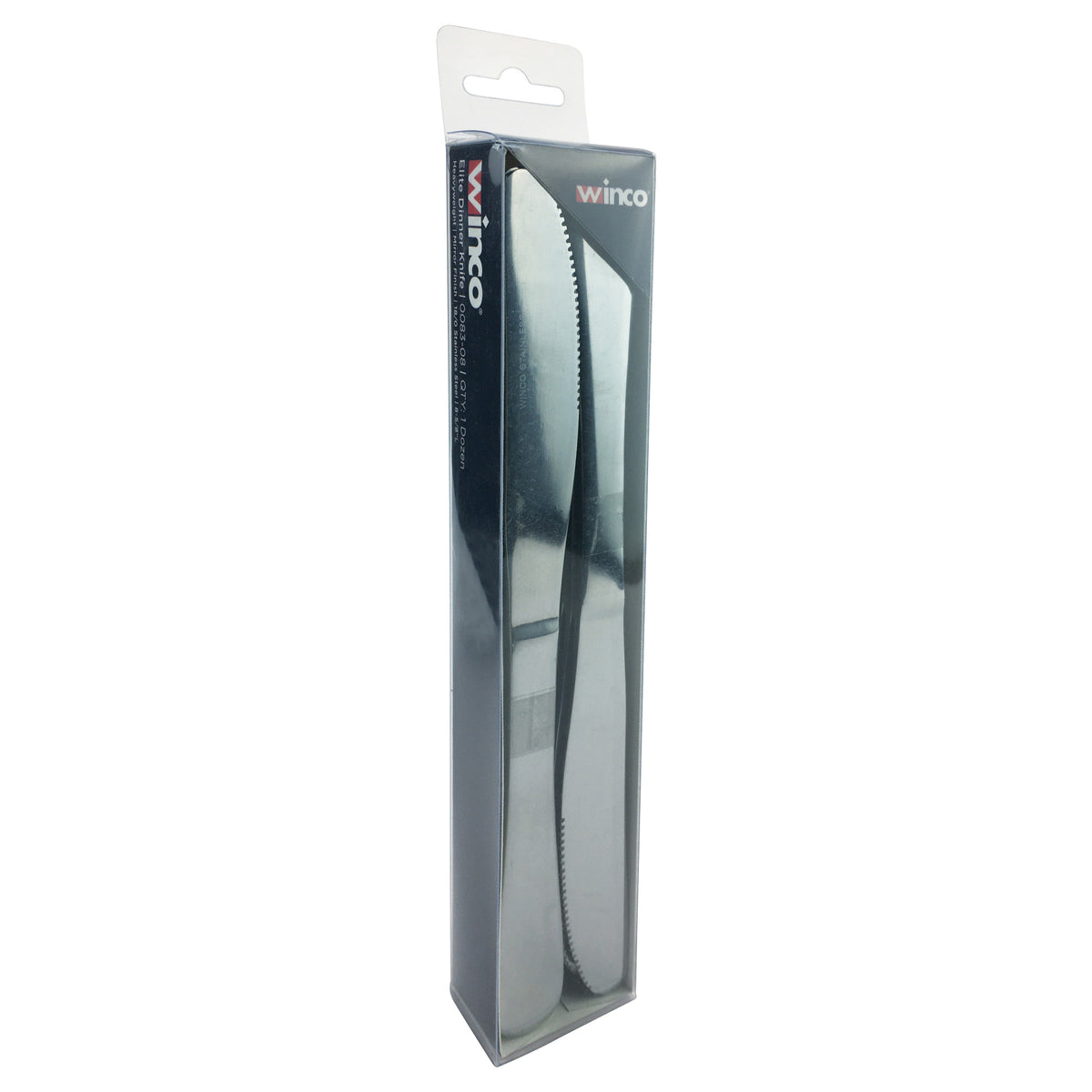 Picture of Winco 0083-08 Elite Dinner Knife, 18-0 Heavyweight - Pack of 12