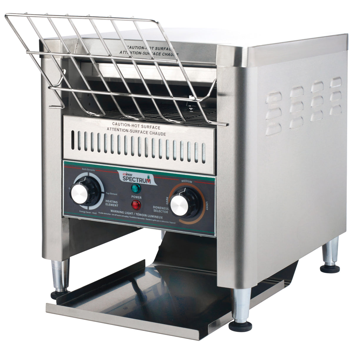 Picture of Winco ECT-300 Spectrum Electric Conveyor Toaster, 120V, 300 Slices Per Hour