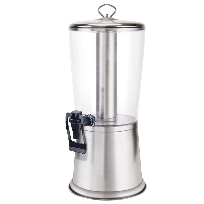 Picture of Winco 904 Beverage Dispenser&#44; 2.25 gal&#44; 9.13 x 10 x 22 in.&#44; As Container&#44; Stainless Steel Lid & Ice Core & Base
