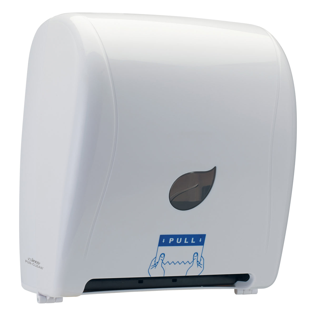 Picture of Winco TDAC-8W Pur-Clean Auto-Cut Roll Towel Dispenser - White