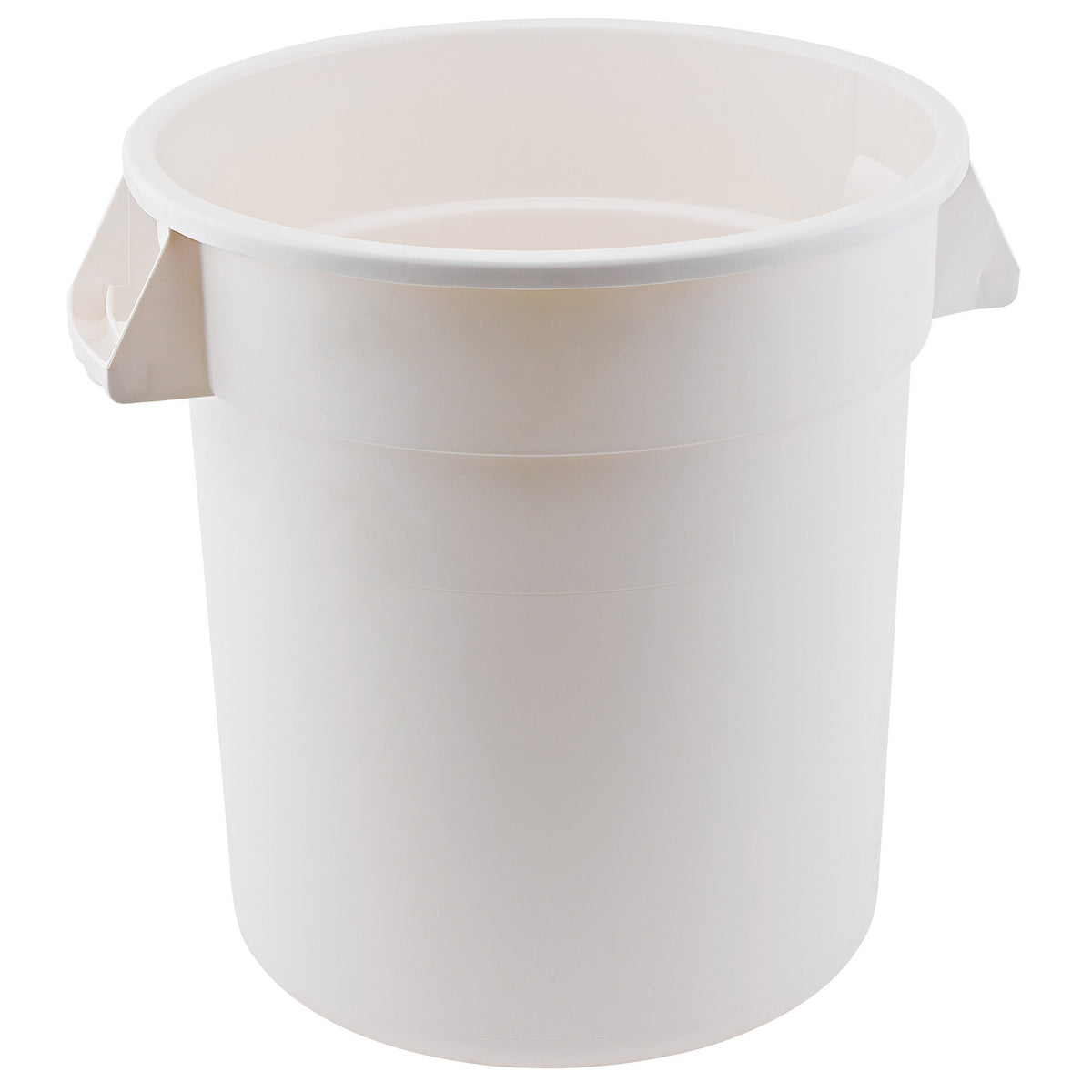 Picture of Winco PTC-20W Heavy-Duty Round Trash Can - White, 20 gal