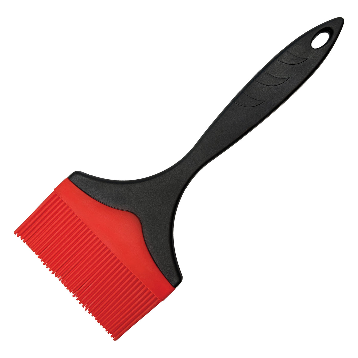 Picture of Winco SB-04P Silicone Brush, 4 in. Wide, Red with Black Handle