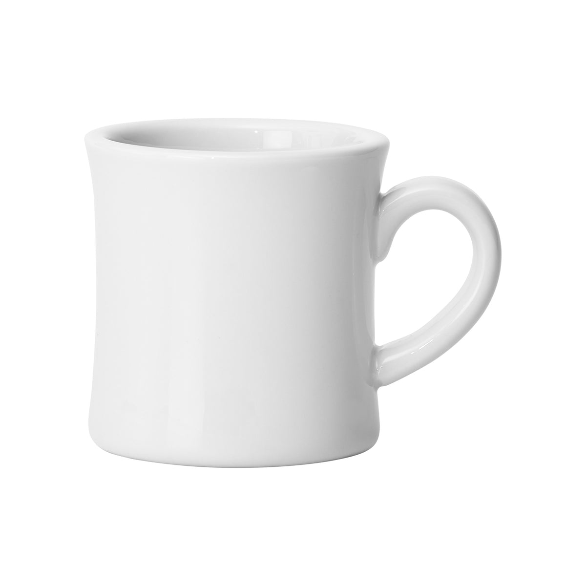 Picture of Winco BMC-12 Bulawayo Mug, 12 oz, Round White Porcelain, 36 Piece - 3.5 in. Dia. x 4 in.