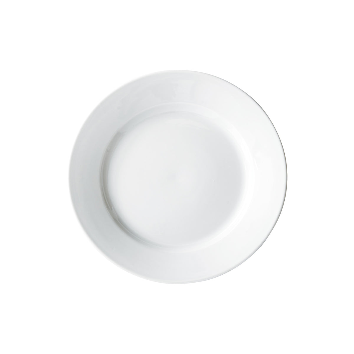 Picture of Winco BPR-975RE Birkhall Plate with Rolled Edge, 9.75 in. Dia. x 1 in., Round White Porcelain, 24 Piece