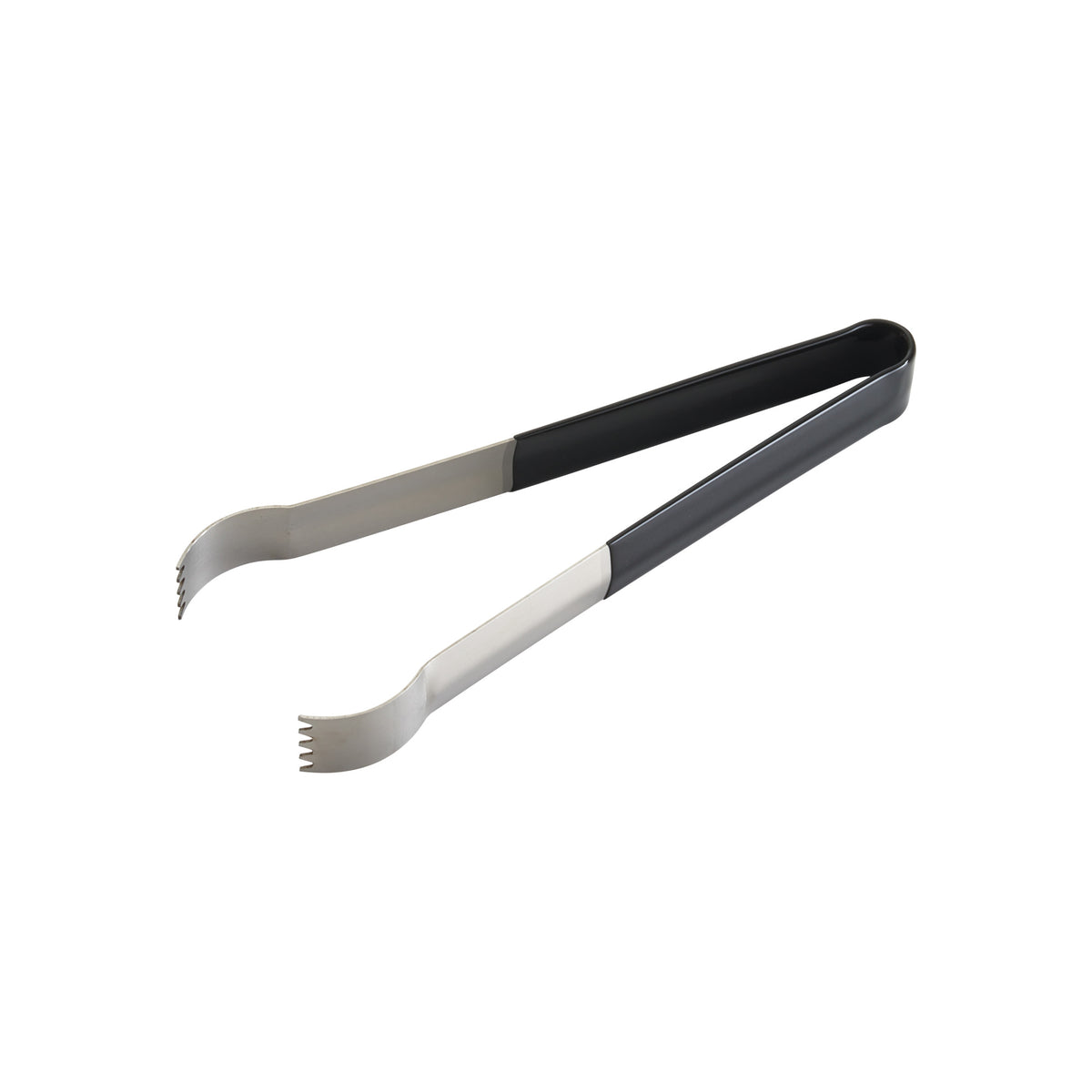 Picture of Winco PTPH-9 Stainless Steel Insulated Handle Pom Tongs - 9 in. - Black