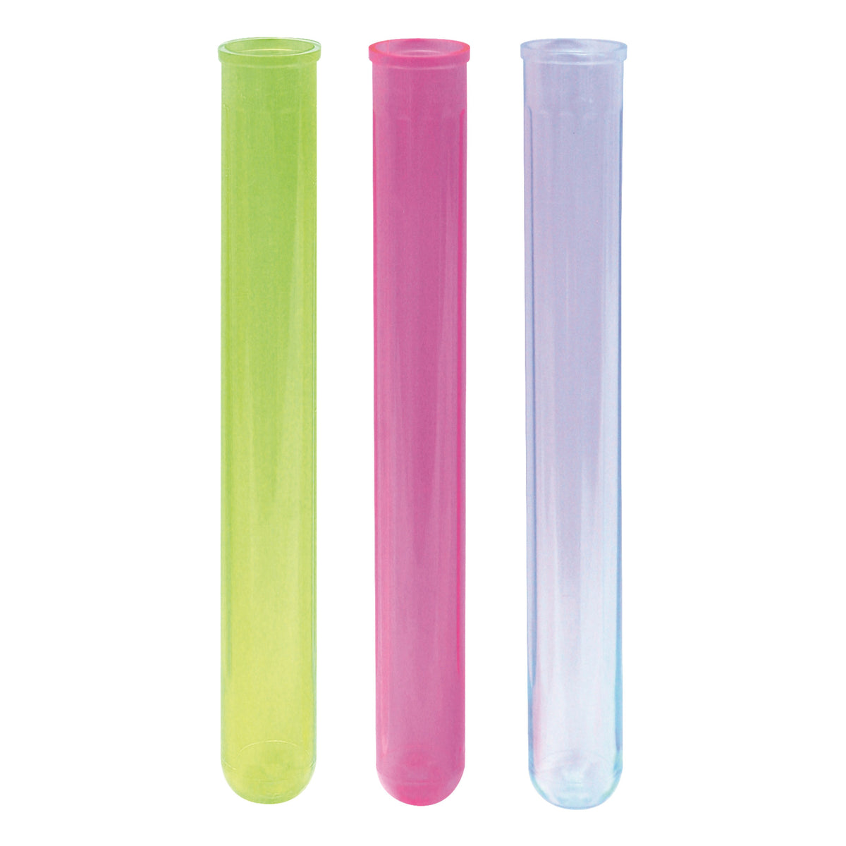 Picture of Winco CR-1620AC Bar Maid Shooter Tubes, Assorted Neon Color, 100 Piece - 0.5 in. Dia. - 0.85 oz