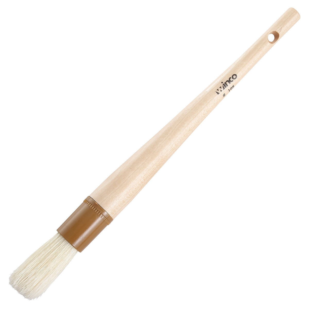 Picture of Winco WFB-10R Pastry & Basting Brush with Plastic Ferrule - 1 in. Round