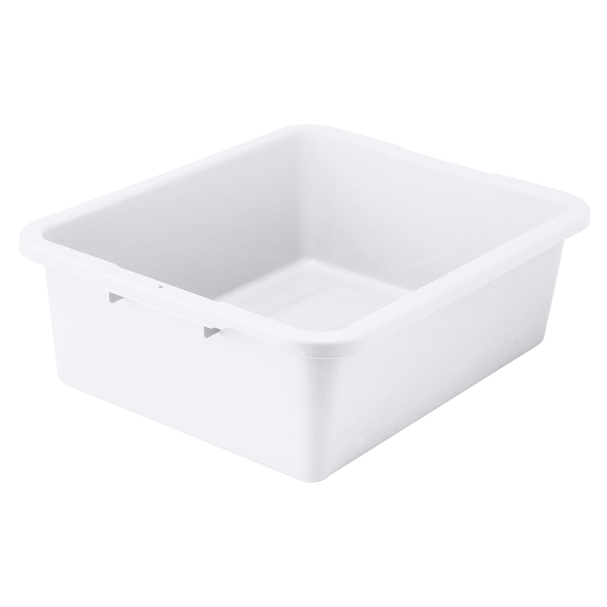 Picture of Winco PLW-7W Heavyweight Polypropylene Dish Box, 7 in. Depth - White