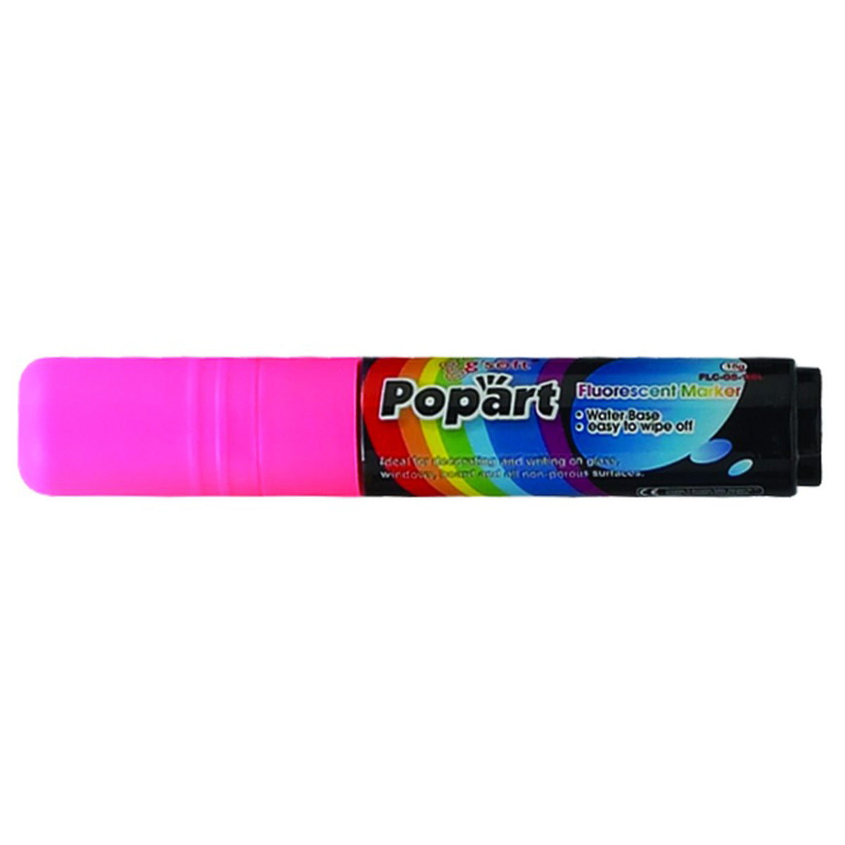 Picture of Winco MBPM-P Chisel Tip Marker, Deluxe Plus - Neon Pink