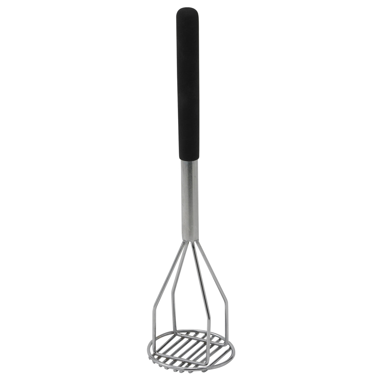 Picture of Winco PTMP-18R Potato Masher with Plastic Handle - 4 x 18 in. Round