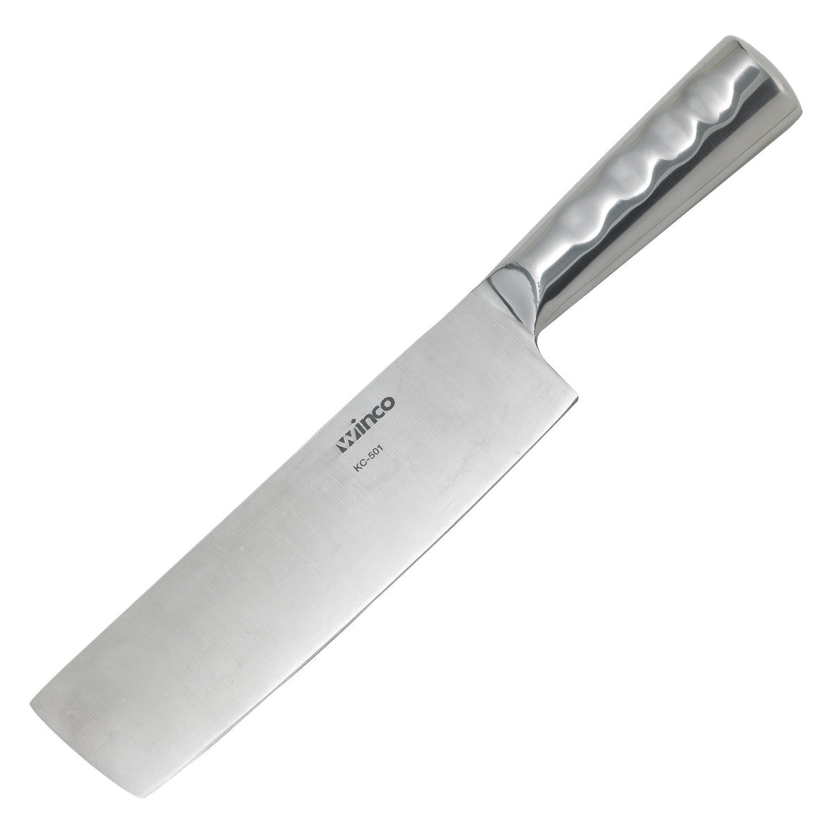 Picture of Winco KC-501 Chinese Cleaver with Stainless Steel Handle, 8 x 2.25 in. Blade