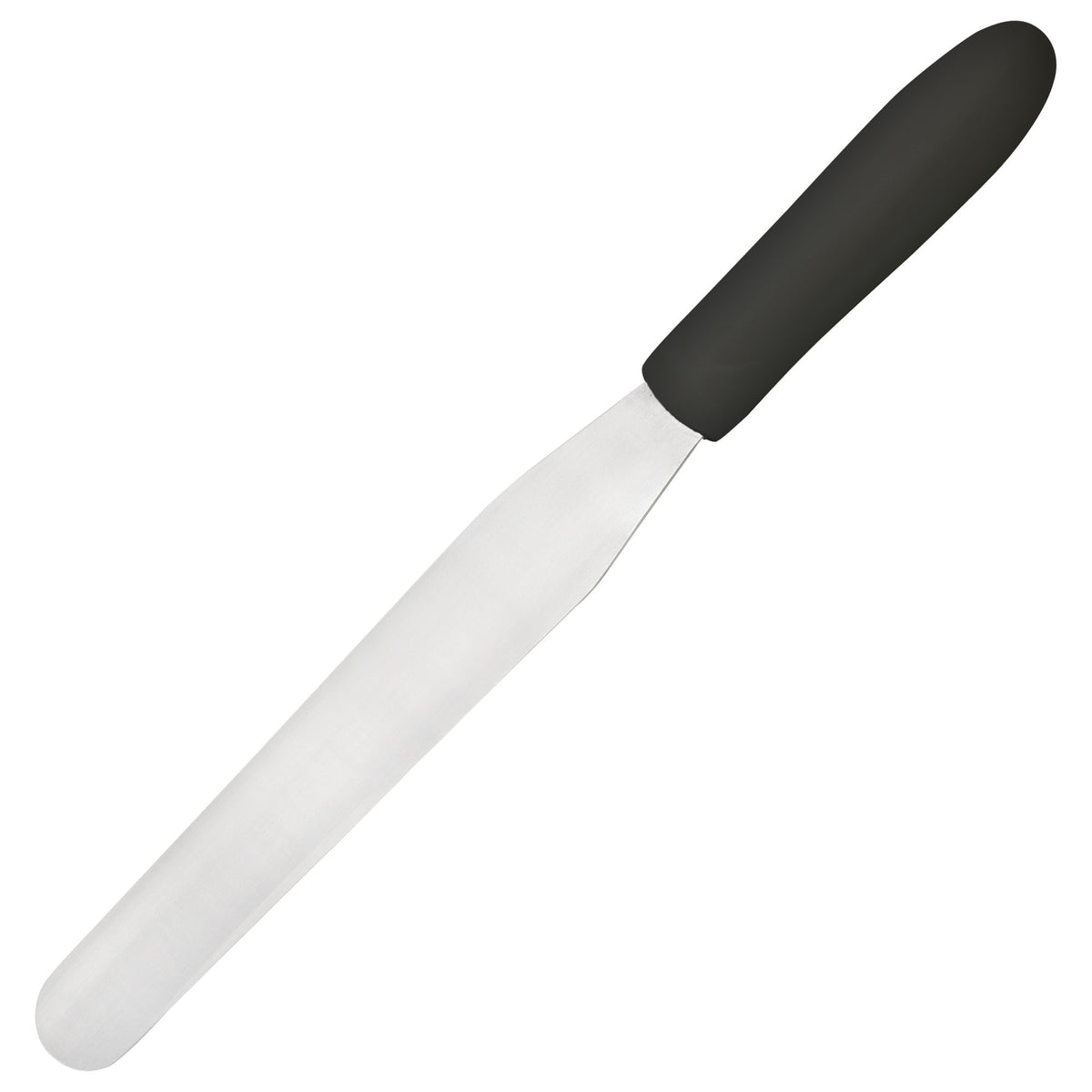 Picture of Winco TKPS-7 Bakery Spatula, Black Polypropylene Handle - 7.94 x 1.25 in.