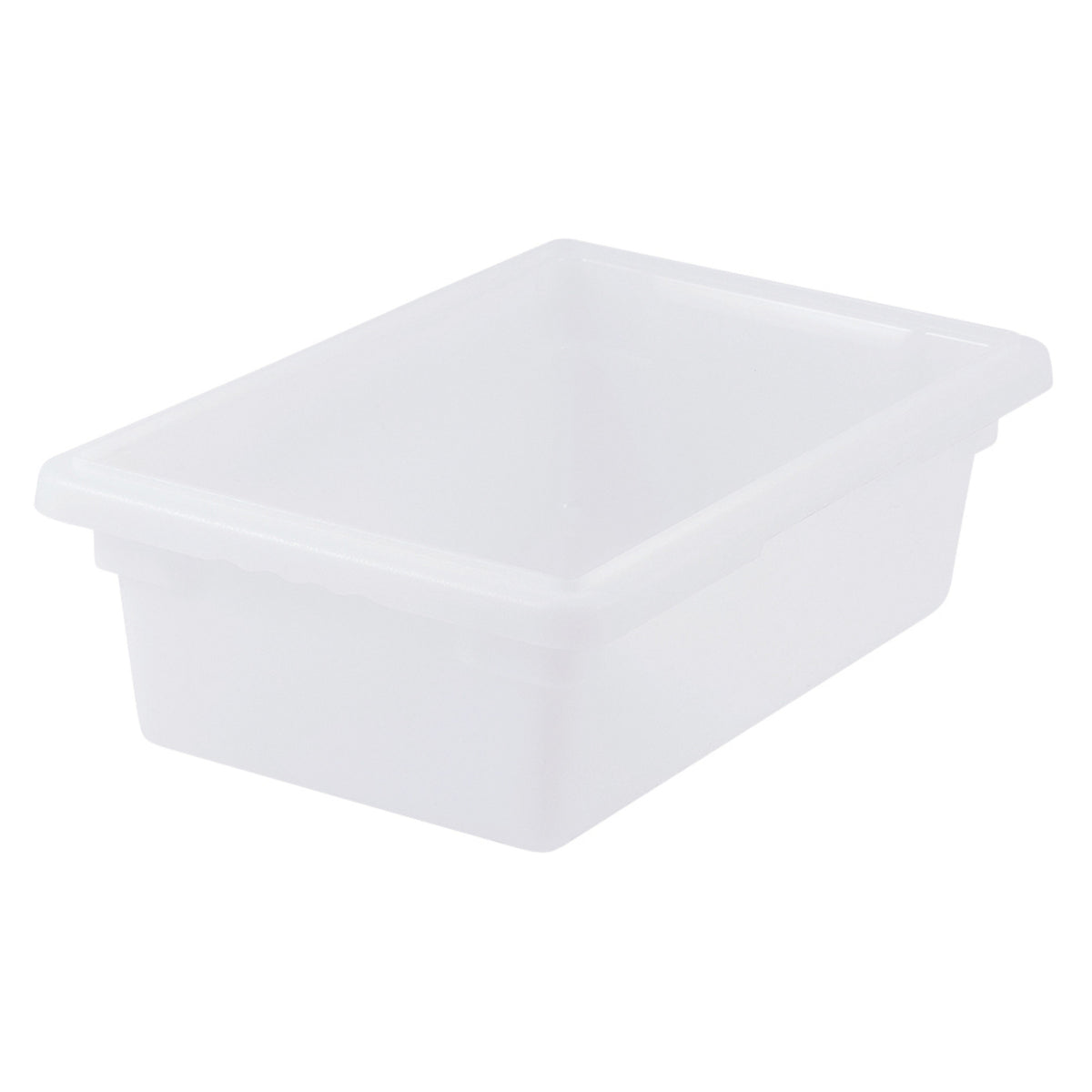 Picture of Winco PFHW-6 Food Storage Box, White Polypropylene - Half Size, 18 x 12 x 6 in.