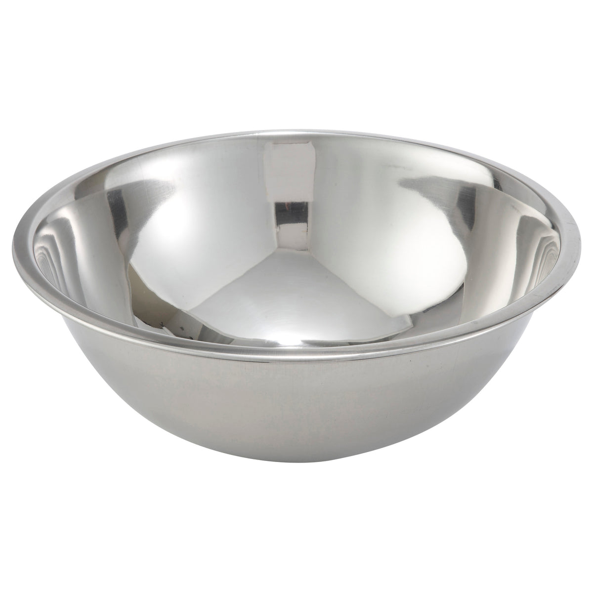 Picture of Winco MXBT-800Q All-Purpose True Capacity Mixing Bowl, Stainless Steel - 8 qt.