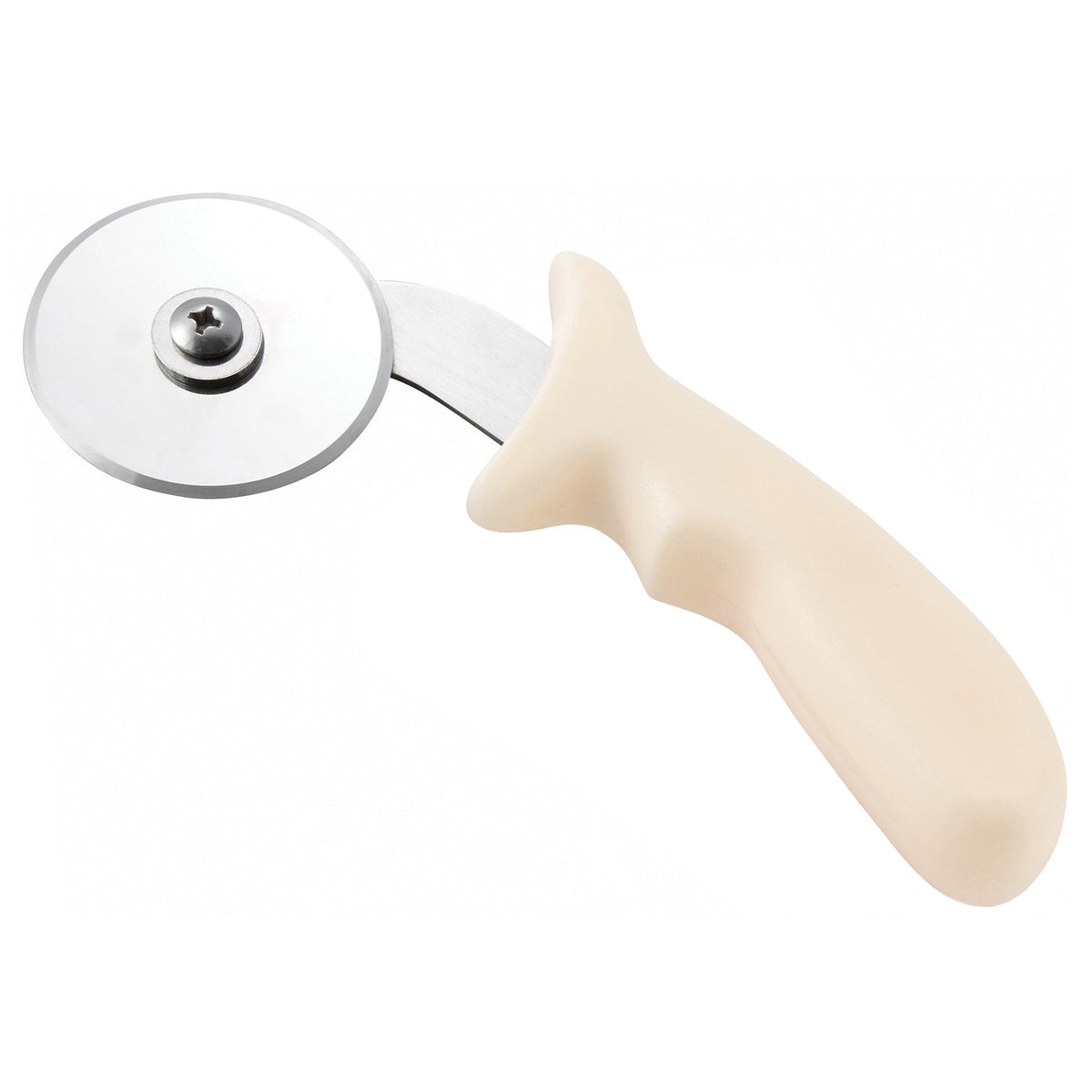Picture of Winco PPC-2W 2.5 in. Wheel Pizza Cutter, White Polypropylene Handle