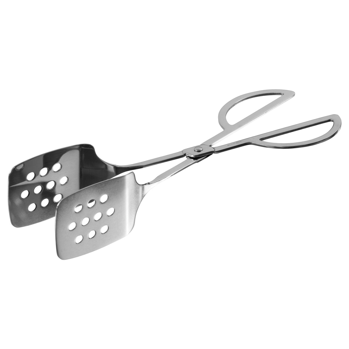 Picture of Winco PT-10P 10.5 in. Perforated Scissor Style Pastry Tongs, Stainless Steel