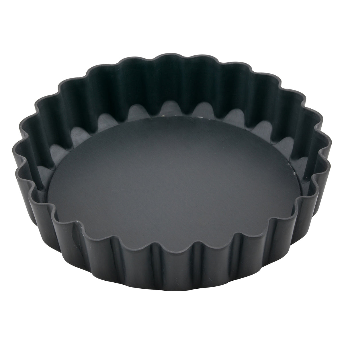 Picture of Winco FQP-4 Quiche Pan, Non-Stick, Aluminized Carbon Steel - 4 in. - 2 Piece