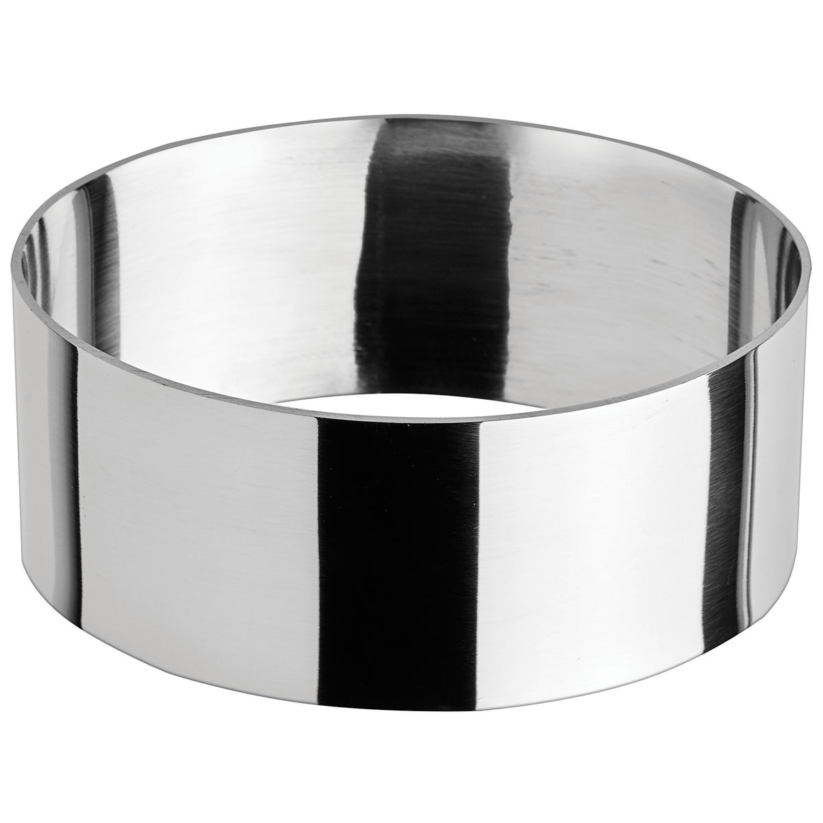 Picture of Winco SPM-31O Stainless Steel Pastry Mold - Oval, 3 x 1.88 in.