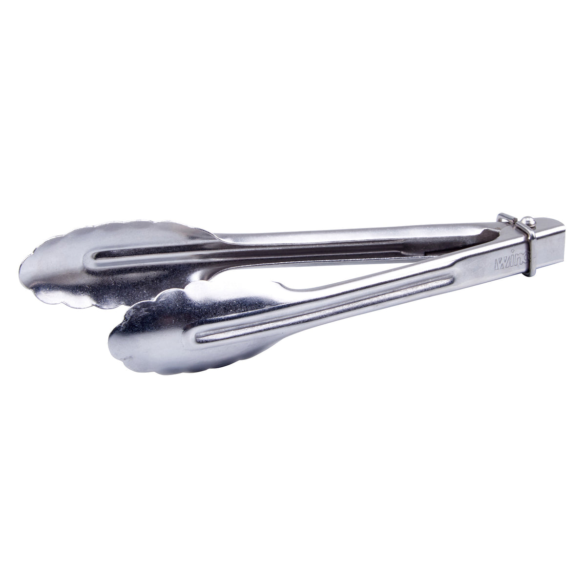 Picture of Winco UTLK-7 Heavyweight Utility Tongs with Locking Ring - 7 in.