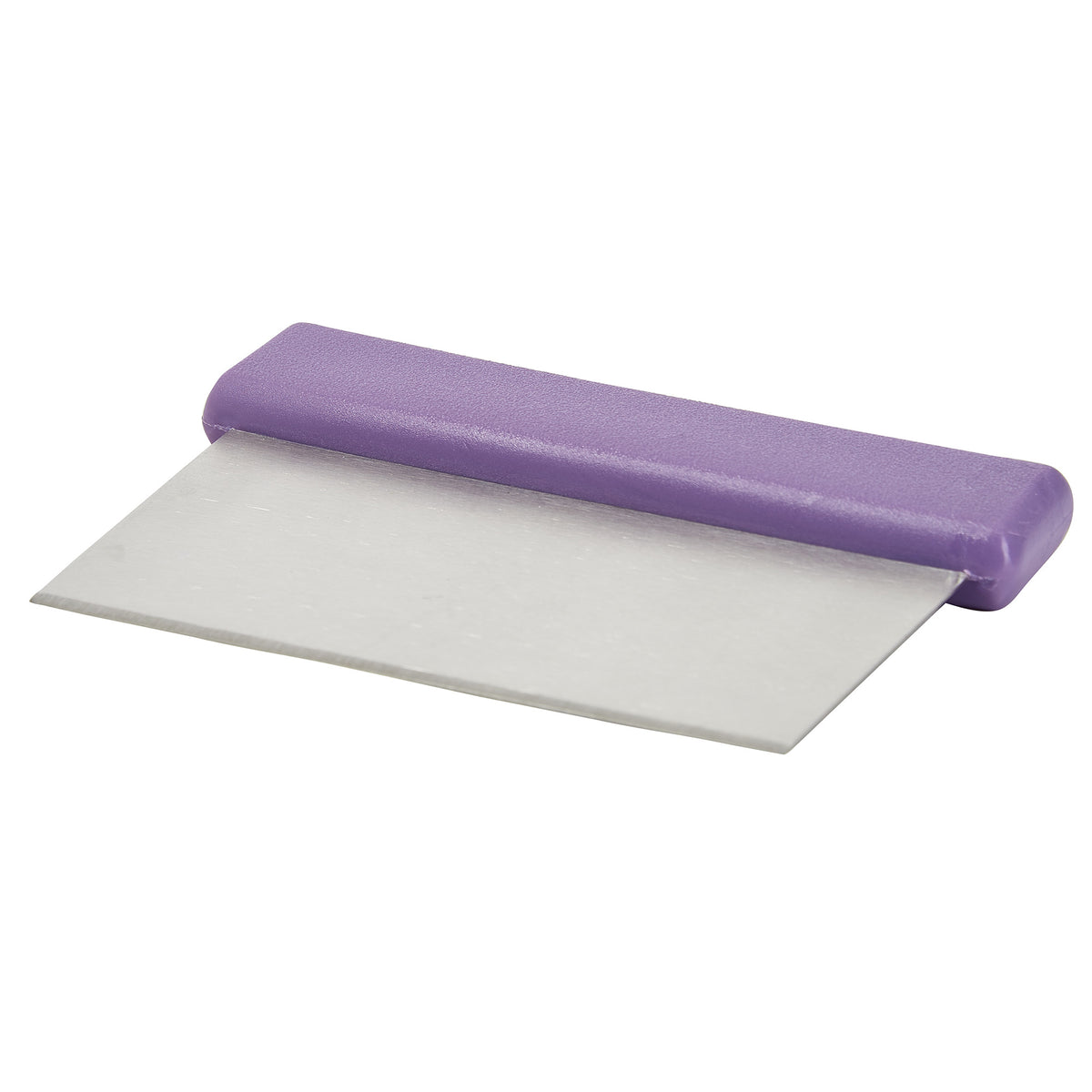 Picture of Winco DSC-2P Allergen-Free Dough Scraper, Purple Polypropylene Handle