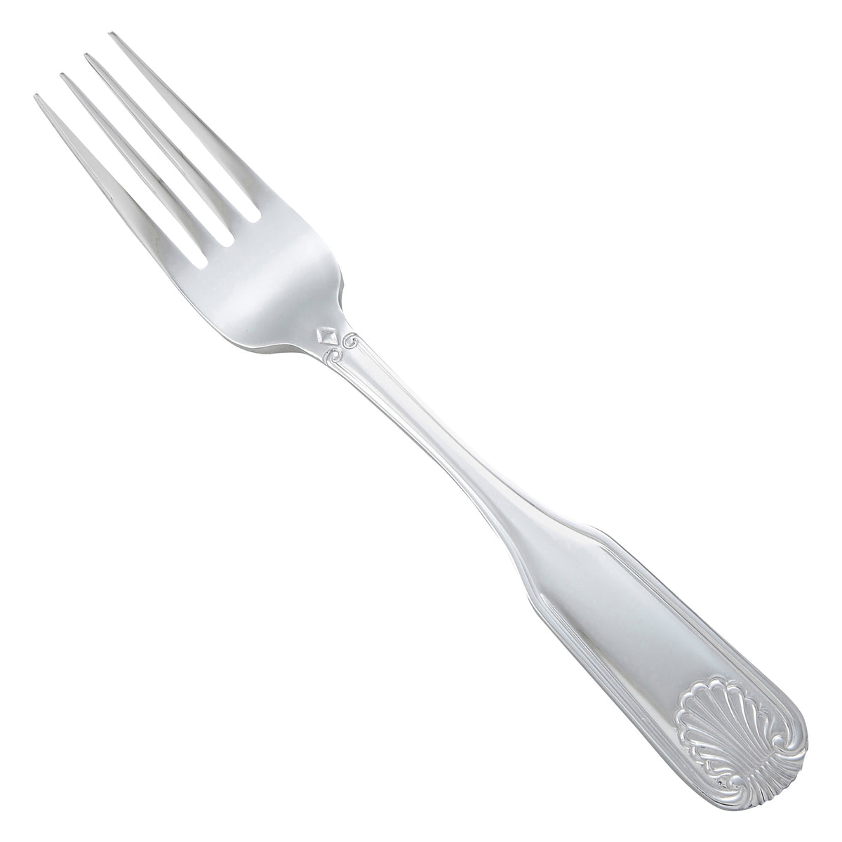 Winco 0006-06 7 Salad Fork with 18/0 Stainless Steel Grade, Toulouse Pattern, 1 Dozen