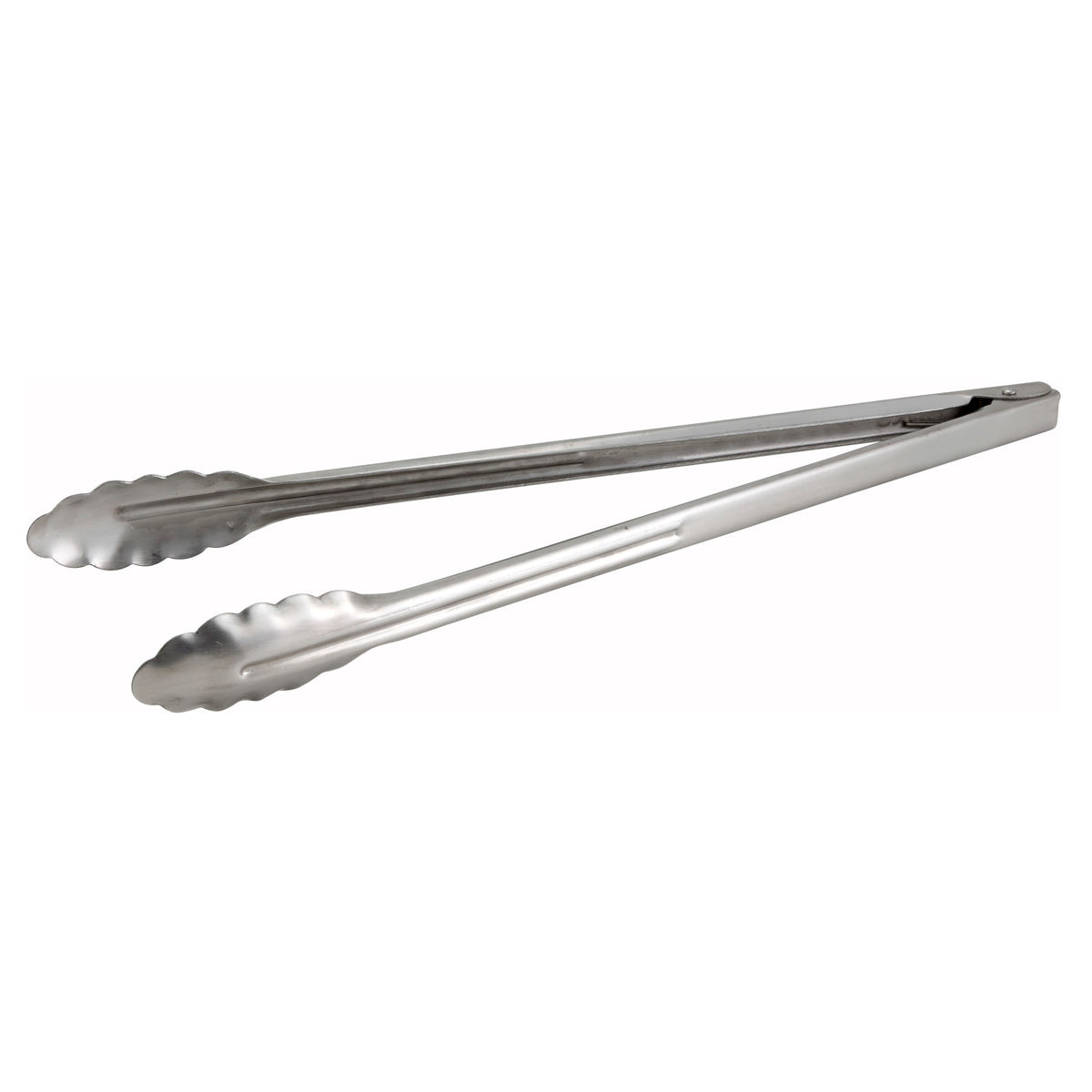 Picture of Winco UT-16HT Stainless Steel Utility Tongs, Extra Heavyweight - 16 in.