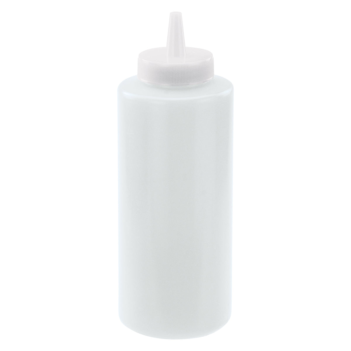 Picture of Winco PSB-12C Regular Squeeze Bottles - 12 oz, Clear - 6 Piece