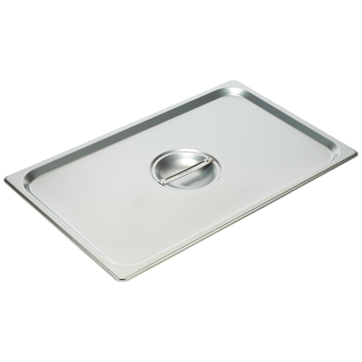 Picture of Winco SPSCF 18-8 Stainless Steel Steam Pan Cover, Solid - Full Size