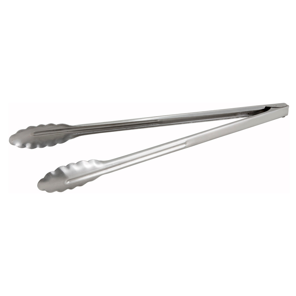 Picture of Winco UT-16 Stainless Steel Utility Tongs, Heavyweight - 16 in.