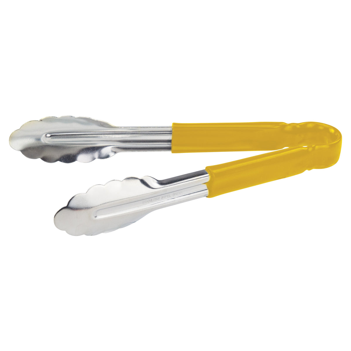 Picture of Winco UT-9HP-Y Heavy-Duty Utility Tongs with Polypropylene Handle - 9 in., Yellow