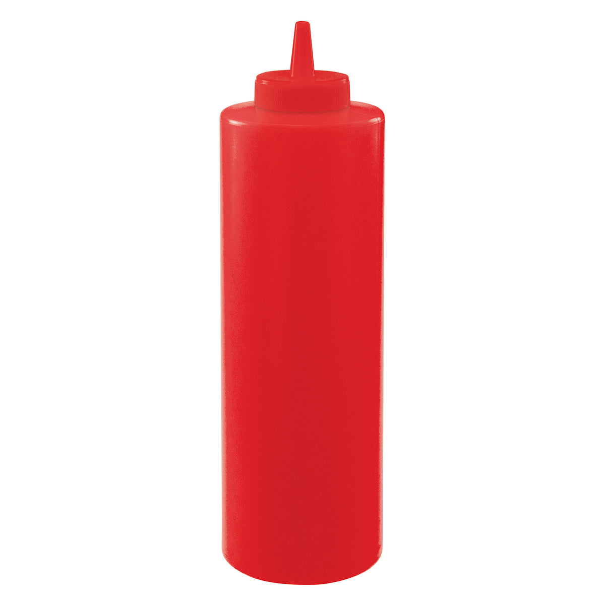 Picture of Winco PSB-24R Regular Squeeze Bottles - 24 oz, Red - 6 Piece