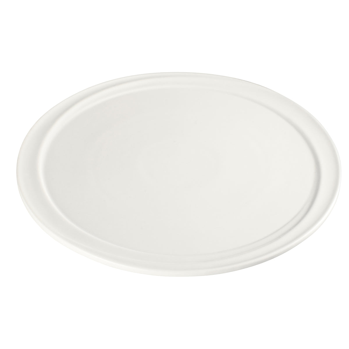Picture of Winco WDP007-101 Mazarri 10 in. Dia. Porcelain Round Plate - Bright White - 12 Piece