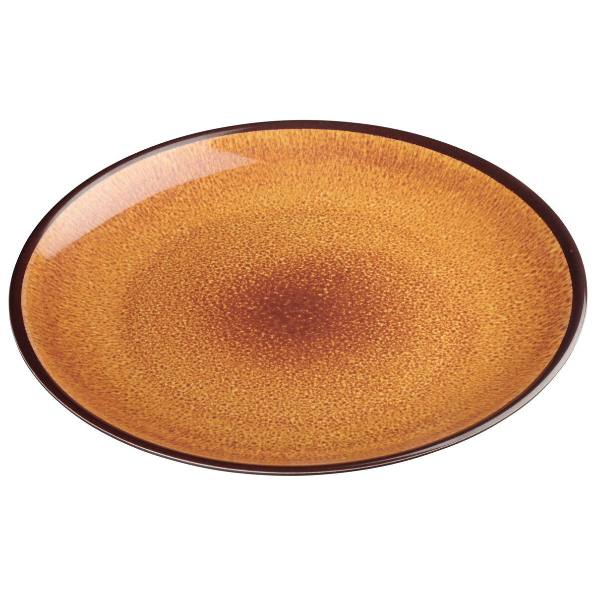 Picture of Winco WDM020-402 11 in. Dia. Melamine Round Plate, Tan, 24 Piece