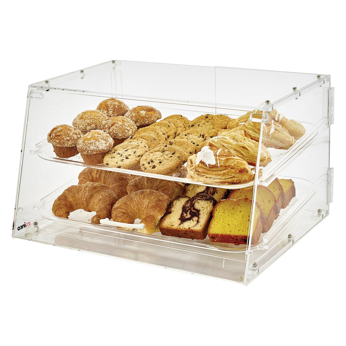 Picture of Winco ADC-2 Acrylic Tiered Display Case - 2-Tray