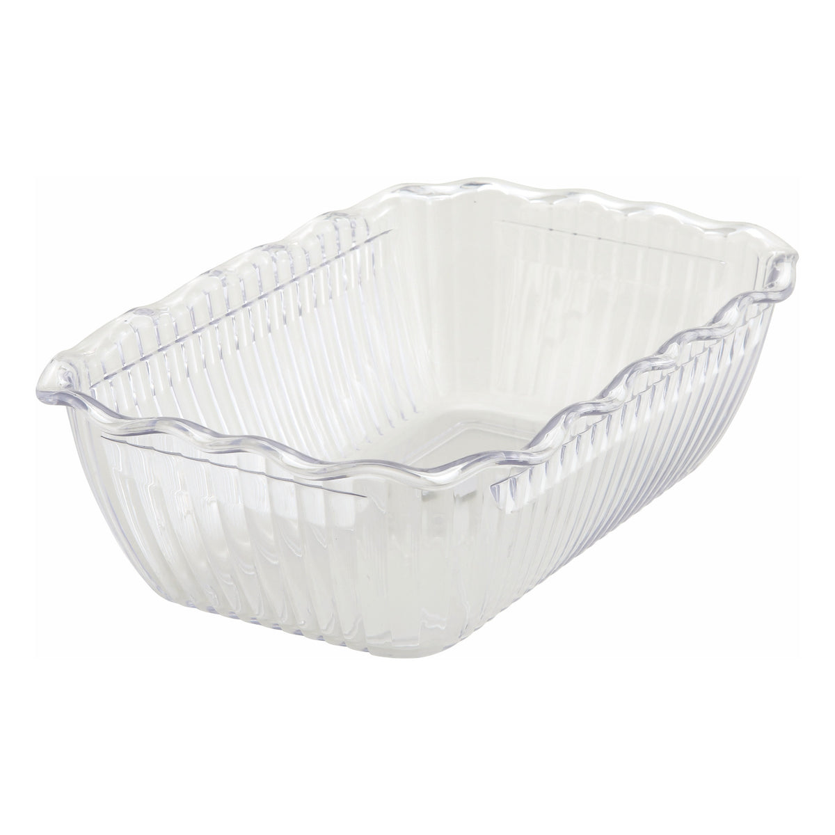 Picture of Winco CRK-10C Deli Crock - 10 x 7 x 3 in., Clear