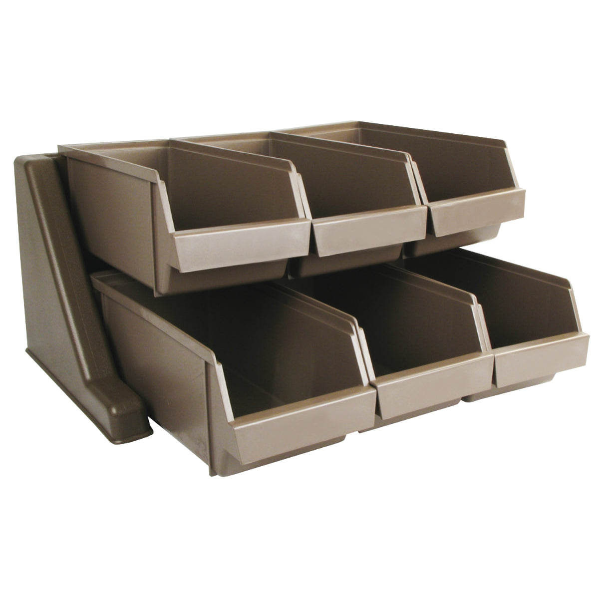 Picture of Winco OGZ-6 Cutlery Organizer Bin Set with Rack, 6 Bins