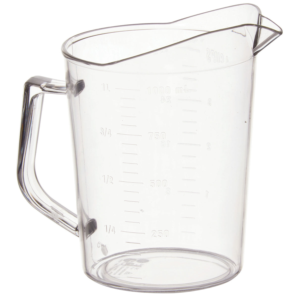 Picture of Winco PMU-100 Polycarbonate Measuring Cup - 1 qt.