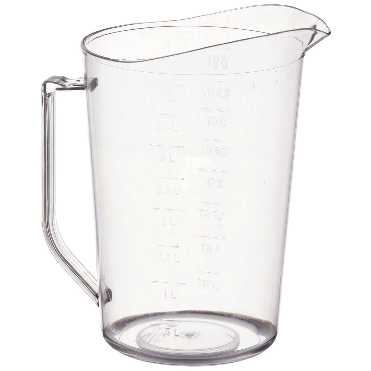 Picture of Winco PMU-400 Polycarbonate Measuring Cup - 4 qt.