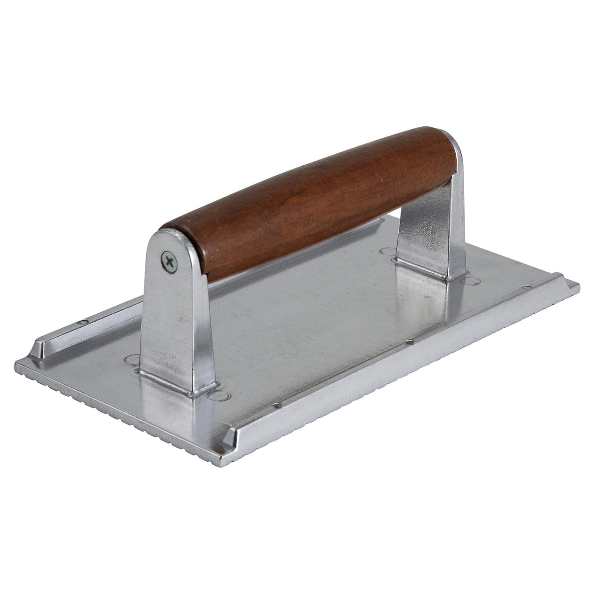 Picture of Winco SWA-5 1 lbs Cast Aluminum Steak Weight - 5.25 x 9 in.
