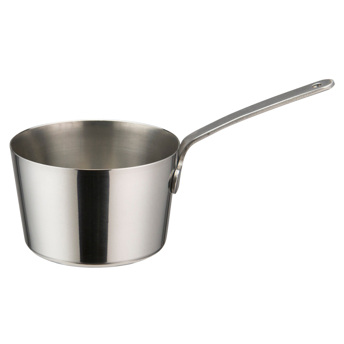 Picture of Winco DCWB-101S Mini Tapered Sauce Pan, Stainless Steel - 2.75 in. Dia. x 1.75 in.