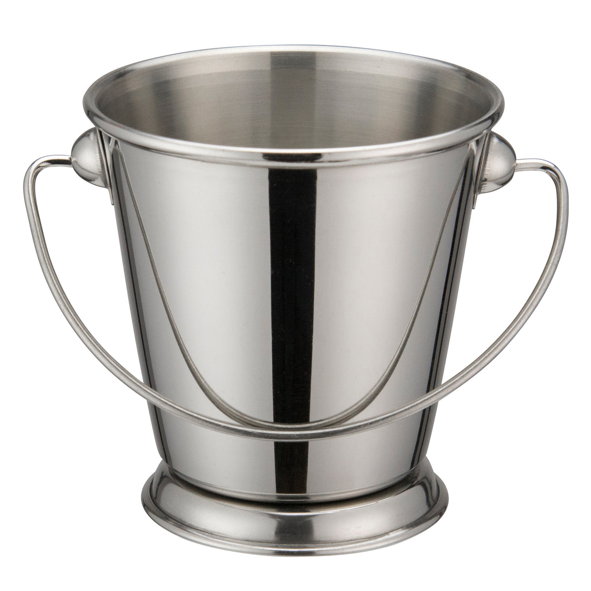 Picture of Winco DDSA-105S Stainless Steel Mini Pail - Smooth, 3.5 in. Dia. x 3.63 in.