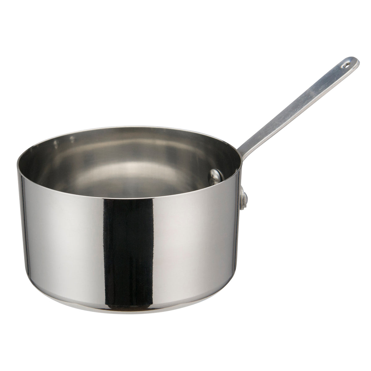Picture of Winco DCWA-105S Mini Sauce Pan, Stainless Steel - 4.38 in. Dia. x 2.38 in.