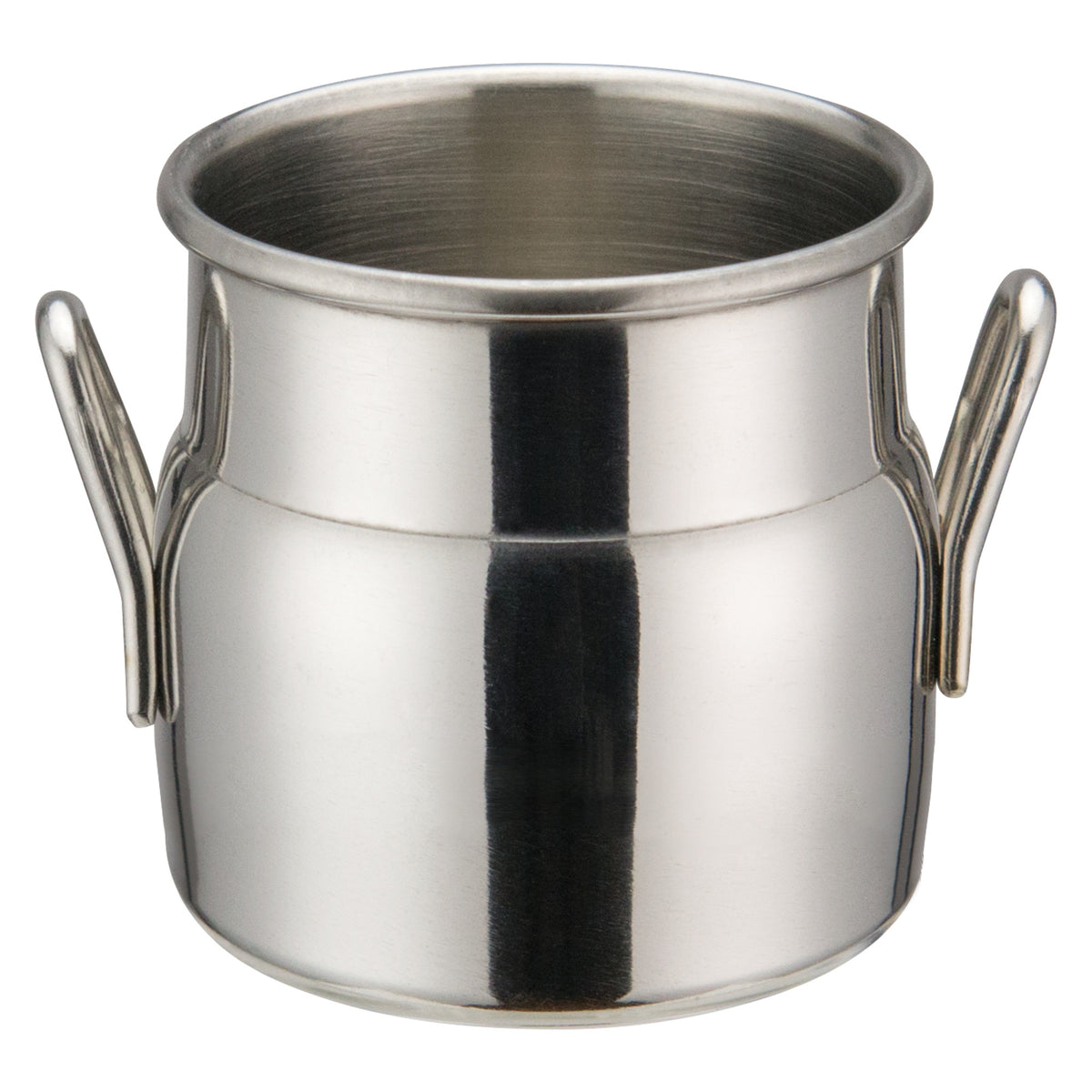 Picture of Winco DDSD-101S Mini Milk Can, Stainless Steel - 2 in. Dia. x 2 in.