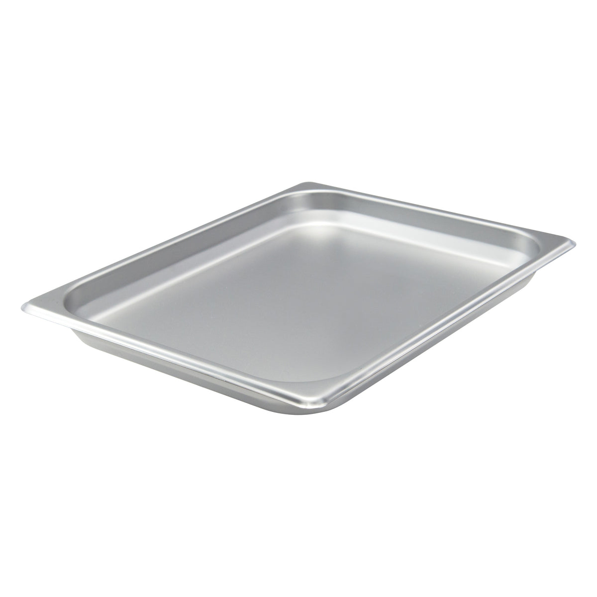 Picture of Winco SPJH-201 Anti-Jam Steam Pan, 22 Gauge - Stainless Steel - Half Size - 1.25 in. Dia.